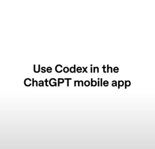 ChatGPT手机App新功能：Codex集成，随时随地掌控代码-第4张图片-世界杯直播-世界杯直播观看-官方最新链接-V3.6.9